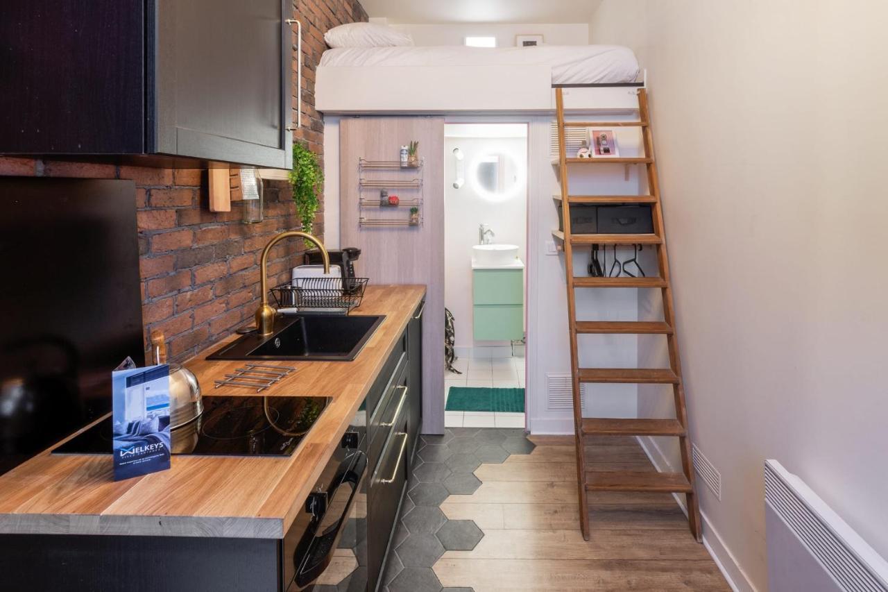 Apartamento Charming Industrial-Style Studio Just Nearby Montmartre In Paris - Welkeys Exterior foto
